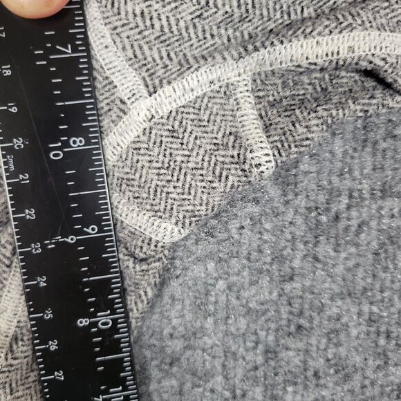 LULULEMON Wunder Under Crop Luon Leggings Gray Herringbone SIZE 8 - Picture 10 of 11